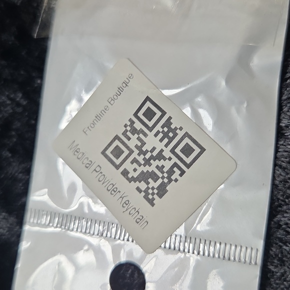 Silver Caduceus Keychain Charm - Picture 4 of 4